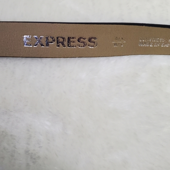 *NWOT* Express Snake Skin Leather Belt - Picture 3 of 4
